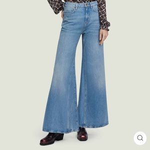 Scotch and Soda amsterdams blauw 26/32 flare medium light wash jeans